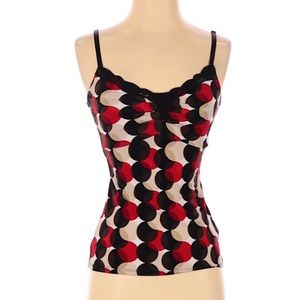 White House Black Market lace-trim cami